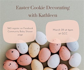 Easter Cookie Decorating Fundraiser