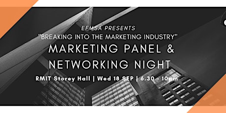 EFMSA's Marketing Panel and Networking Night  primary image
