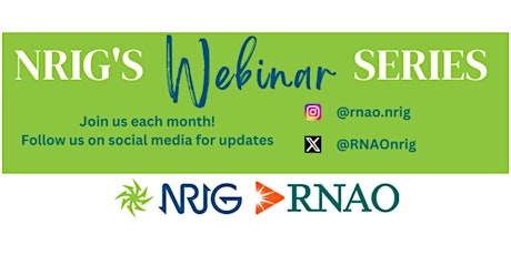 NRIG Webinar Series  - March 28th with Dr. Salima Sulaiman