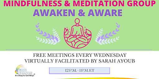 Meditation and Mindfulness - Awaken and Aware primary image