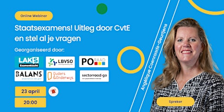 Webinar: Staatsexamens! Uitleg door CvtE en stel al je vragen