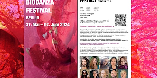 Seed of Love - Biodanza Festival primary image