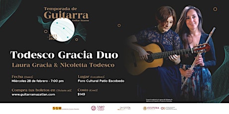 Imagen principal de Dúo Todesco-Gracia - Temporada de Guitarra/Guitar Season
