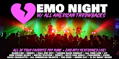 Emo Night w/ All American Throwbacks @ Stormy's Music Venue  primärbild