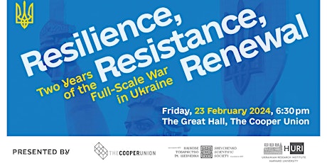 Primaire afbeelding van Resilience, Resistance, Renewal: Two Years of the Full-Scale War in Ukraine