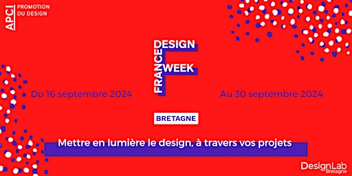 Image principale de Les Matinales - France Design Week en Bretagne 2024