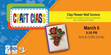 Imagen principal de Offutt Craft Class - Flower Wall Sconce