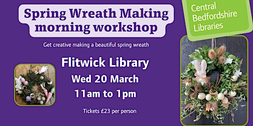 Spring Wreath Making - Morning Workshop primary image