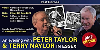 Imagem principal de An Evening with Spud and Meathook - Peter Taylor & Terry Naylor - in Harlow