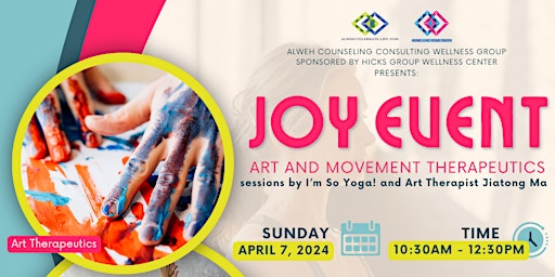 Immagine principale di ALWEH -Art and Movement Therapeutics (JOY) Event 