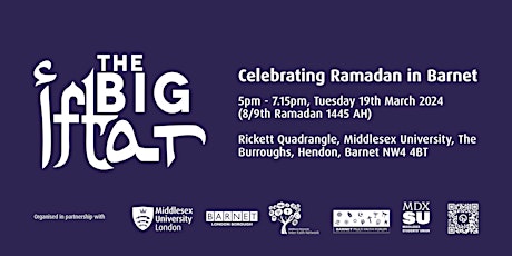The Big Iftar 2024: Celebrating Ramadan in Barnet primary image