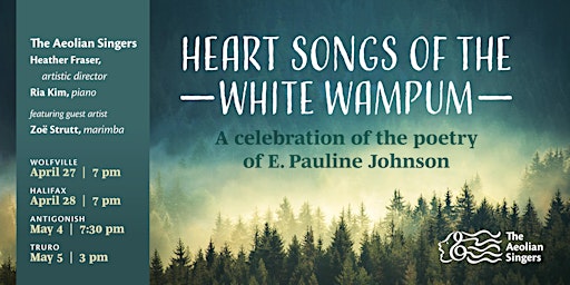 Imagem principal do evento Heart Songs of the White Wampum    (Antigonish)