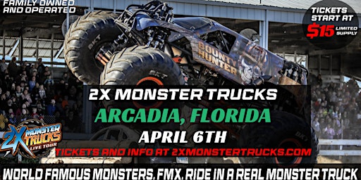 Imagem principal do evento 2X Monster Trucks Live Arcadia, FL