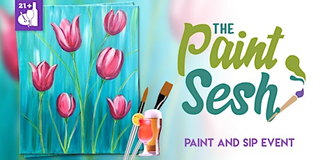 Paint & Sip Painting Event in Cincinnati, OH – “Tulips” at Queen City Radio