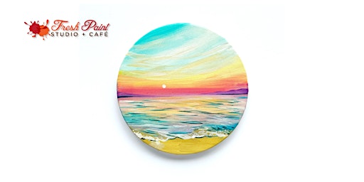 Immagine principale di In-Studio Paint Night – Colourful Pastel Beach Sunset 