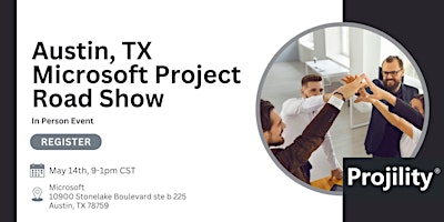 Imagem principal do evento Microsoft Project Road Show, Austin TX