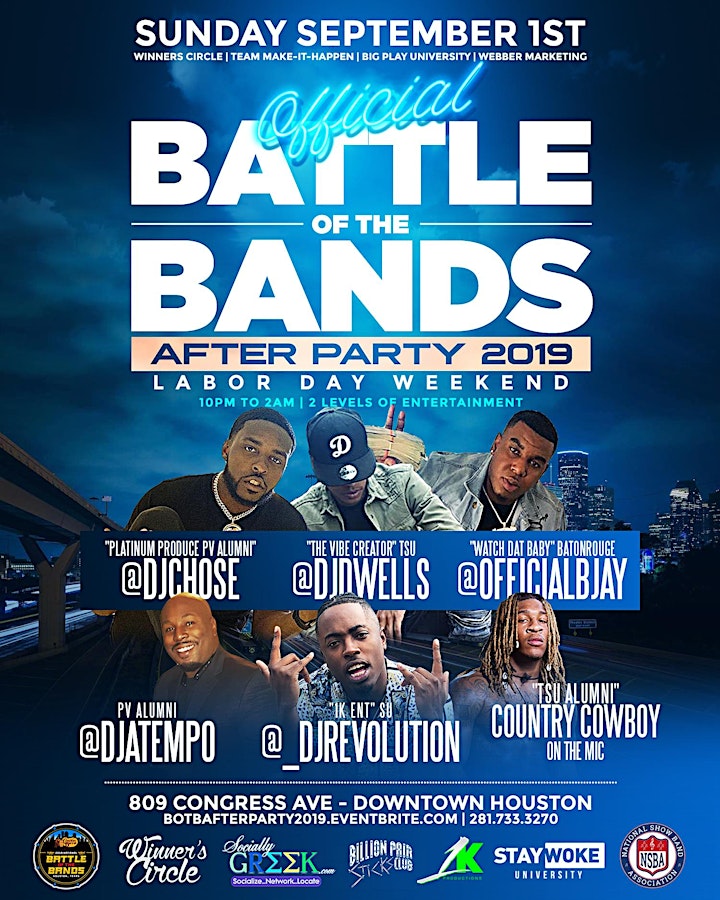 Battle of the Bands After Party image