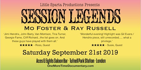 Session Legends: Ray Russell & Mo Foster primary image