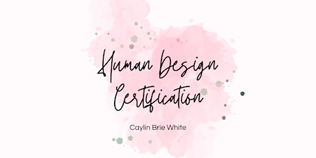 Human Design Certification