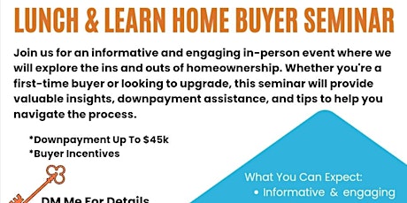 Thinking of Buying A Home? Join us for the ULTIMATE HOME BUYER'S SEMINAR