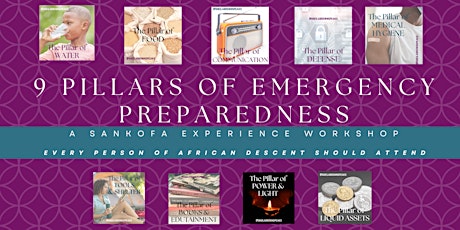 9 Pillars of Emergency Preparedness Hosted By Black Sustainability, Inc