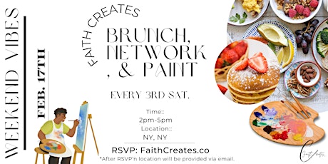 Brunch, Network, & Paint