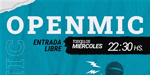 Imagem principal do evento OPEN MIC DE LOS MIÉRCOLES