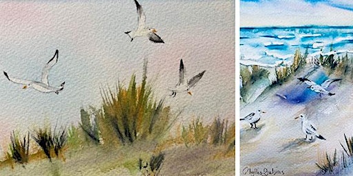 Imagem principal do evento Ventura's Shorebirds Watercolor Workshop with Phyllis Gubins