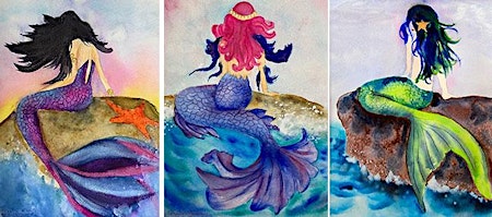 Imagem principal de Magical Mermaids Watercolor Workshop with Phyllis Gubins