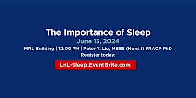 Hauptbild für The Importance of Sleep