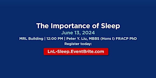 The Importance of Sleep primary image