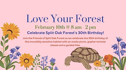 Love Your Forest Day at Split Oak Forest primary image