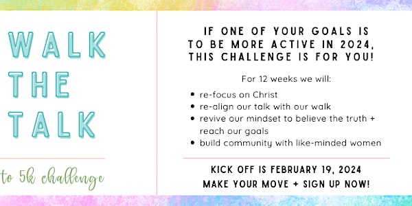 Walk the Talk | Couch to 5k Challenge