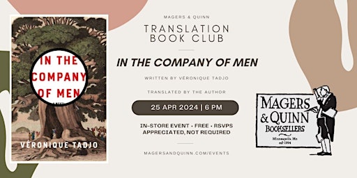 Immagine principale di Translation Book Club - In the Company of Men 