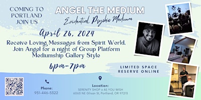 Imagem principal do evento Soul Connections: Group Mediumship Readings with Angel The Medium