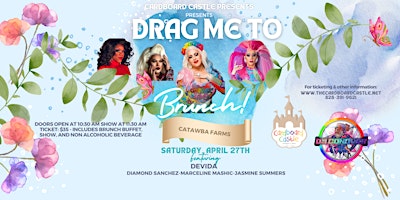 Imagem principal do evento Drag Me to Brunch, Catawba Farms