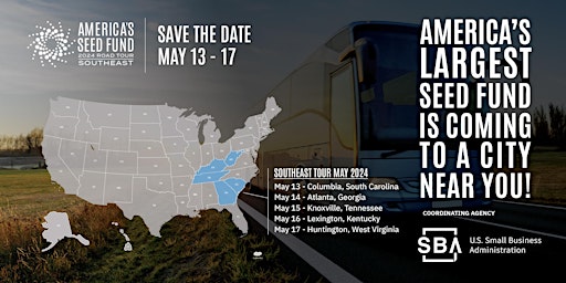 Imagem principal de America’s Seed Fund 2024 Road Tour: Southeast - Knoxville, Tennessee