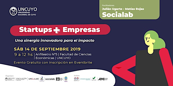 Conferencia: "Startups+ Empresas: Una sinergia innovadora  para el impacto"