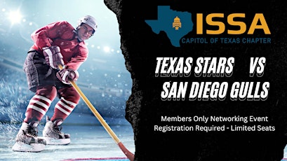 ISSA Cap of Tx Members Only Social: Texas Stars Hockey Game  primärbild