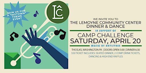 LeMoyne Community Center Motown Themed Dinner Dance primary image