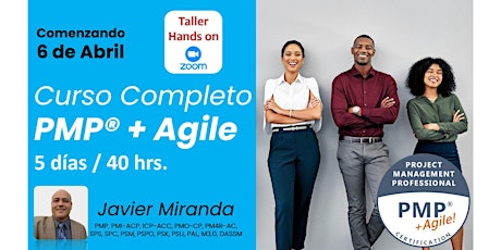 Primaire afbeelding van Online PMP + Agile Course  Q224 | Curso Project Management  | Puerto Rico