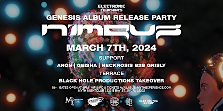 Electronic Thursdays Presents: NIMBVS 'Genesis' Album Release | 3.7.24 primary image