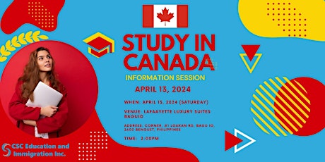 Study in Canada:  Information Session