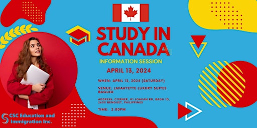 Primaire afbeelding van Study in Canada:  Information Session