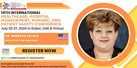 Meet our expert Dr. Minerva Kelada at the 14IHNPUCG2024