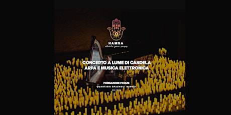 Immagine principale di Concerto a lume di Candela: Arpa e musica elettronica 