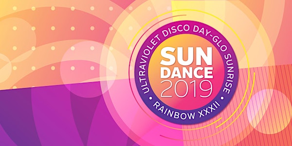 Sundance 2019 Rainbow XXXII: Ultraviolet Disco Day-Glo Sunrise