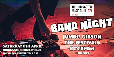 Imagem principal do evento Uddingston Music Club Band Event