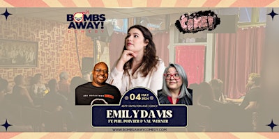 Imagem principal do evento Emily Davis| Bombs Away! Comedy @ The Comet