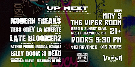 Up Next Music Fest takes on The Viper Room